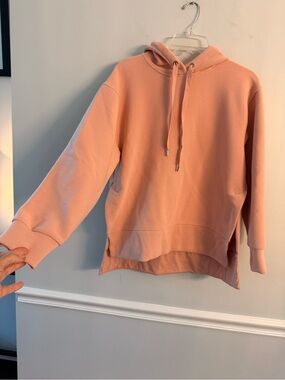 Alia Peach Drawstring Hoodie